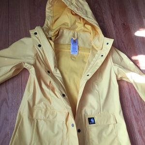 Carhartt Yellow Rain coat (Utility jacket style)